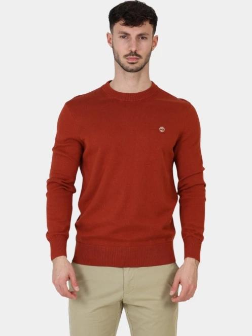 pulover pt. barbati Timberland Cotton YD Sweater rosu 2