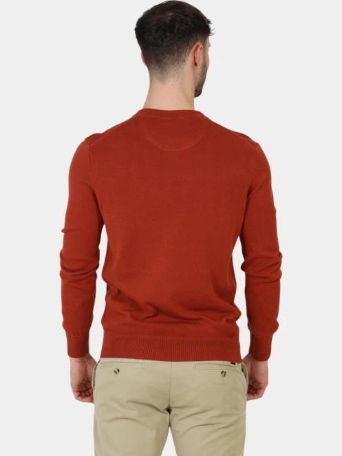 pulover pt. barbati Timberland Cotton YD Sweater rosu 4