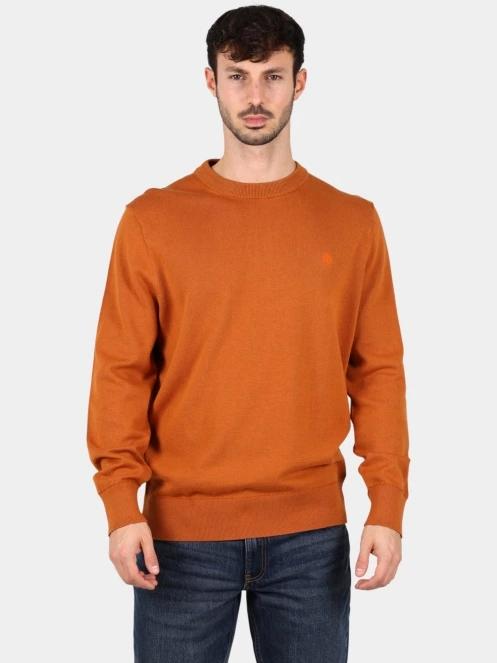 pulover pt. barbati Timberland Cotton Yd Sweater maro 2