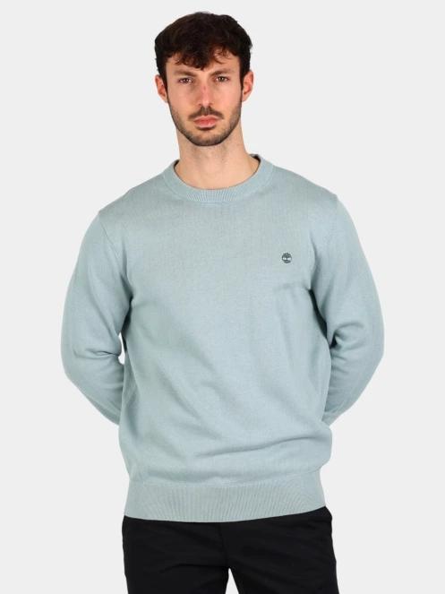 pulover pt. barbati Timberland Cotton Yd Sweater albastru 2