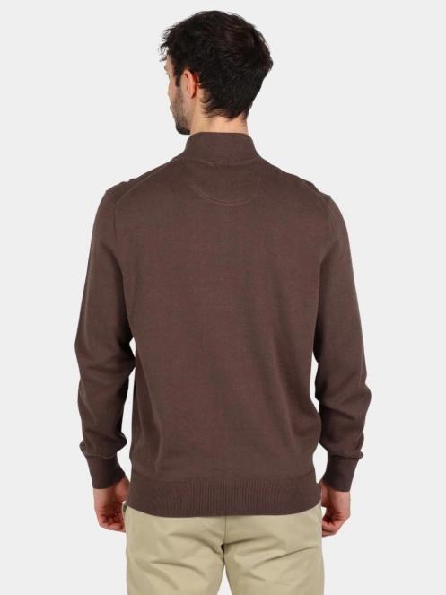 pulover pt. barbati Timberland Cotton Yd 1/4 Zip Sweater maro 4
