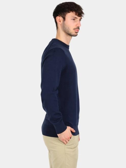 pulover pt. barbati Timberland Cotton Yd Full Zip Sweater albastru inchis 3