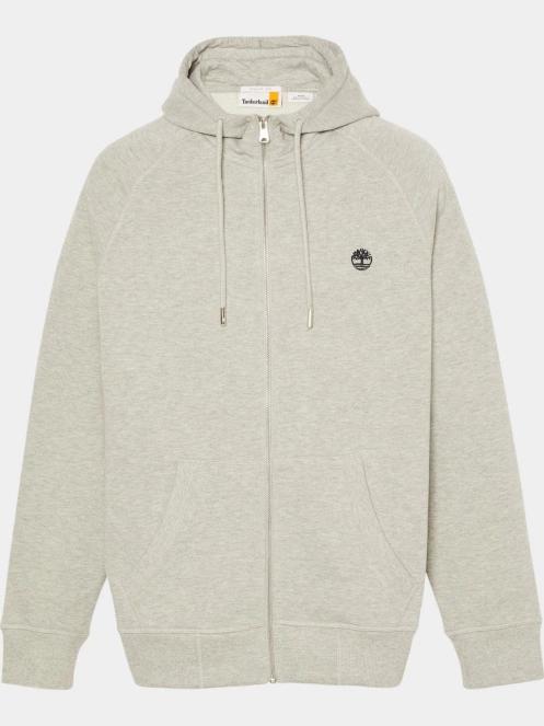 pulover cu gluga pt. barbati Timberland Brushed Back Full Zip Hoodie gri 6