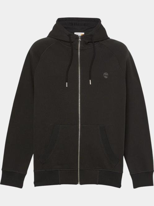 pulover cu gluga pt. barbati Timberland Brushed Back Full Zip Hoodie negru 6