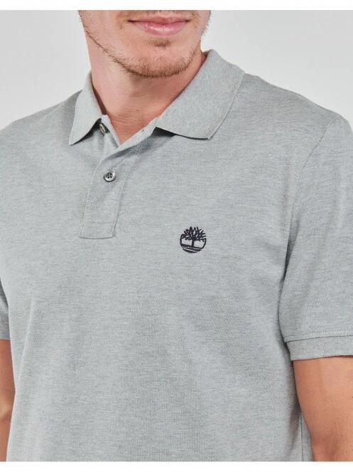 tricou cu guler pt. barbati Timberland Ss Mr Pique Tipped gri 4