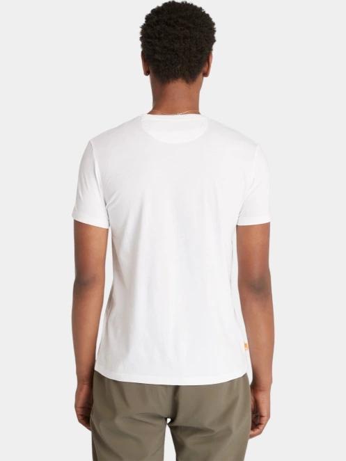 tricou cu maneci scurte pt. barbati Timberland Short Sleeve Tee alb 3