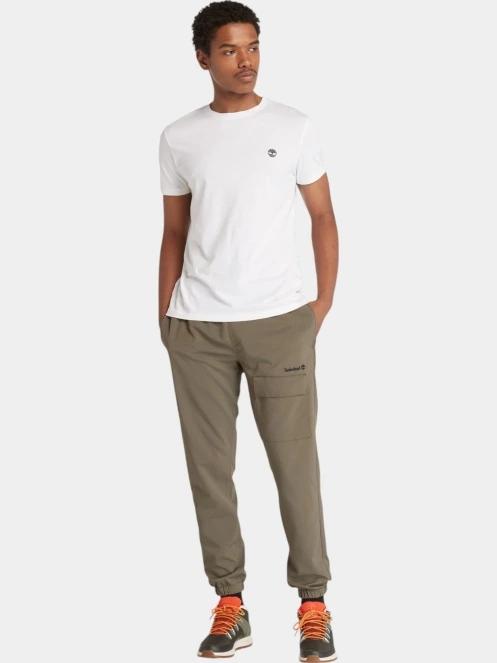 tricou cu maneci scurte pt. barbati Timberland Short Sleeve Tee alb 4