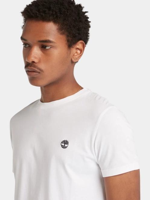 tricou cu maneci scurte pt. barbati Timberland Short Sleeve Tee alb 5