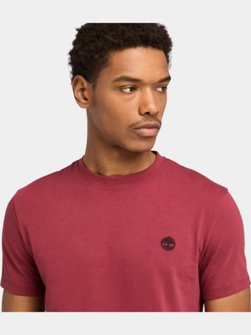 tricou cu maneci scurte pt. barbati Timberland Short Sleeve Tee rosu 5