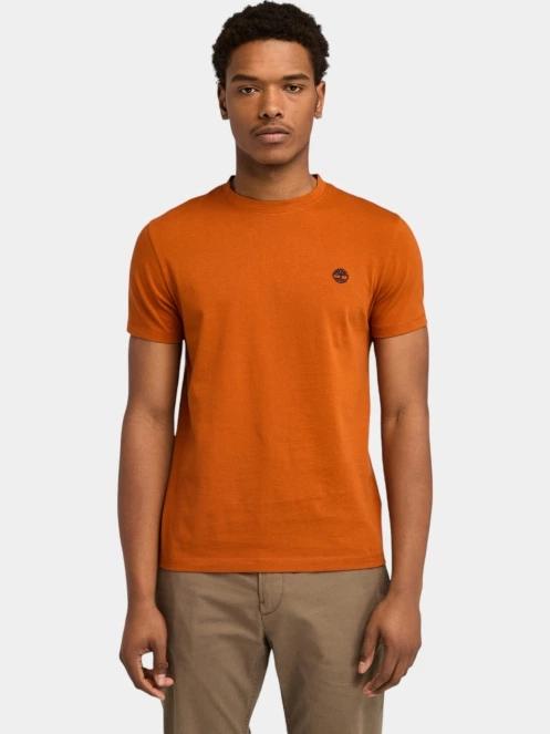 tricou cu maneci scurte pt. barbati Timberland Short Sleeve Tee maro 2