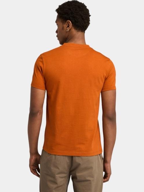 tricou cu maneci scurte pt. barbati Timberland Short Sleeve Tee maro 3