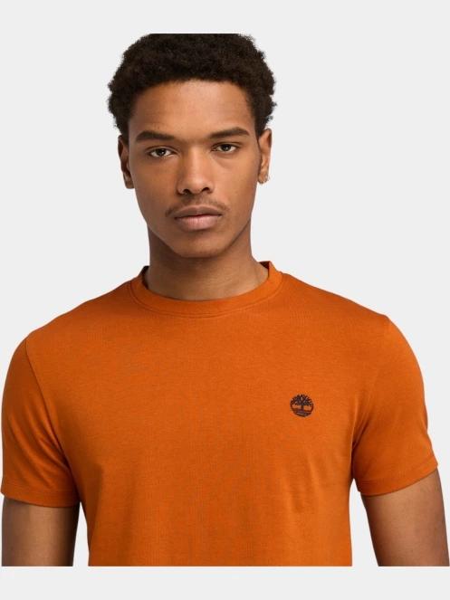 tricou cu maneci scurte pt. barbati Timberland Short Sleeve Tee maro 5