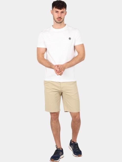 tricou cu maneci scurte pt. barbati Timberland Short Sleeve Tee alb 5
