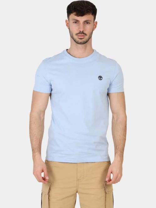 tricou cu maneci scurte pt. barbati Timberland Short Sleeve Tee albastru deschis 2
