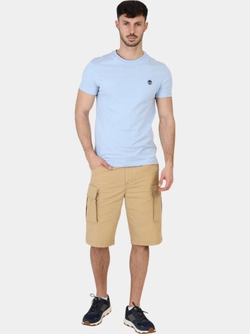 tricou cu maneci scurte pt. barbati Timberland Short Sleeve Tee albastru deschis 6