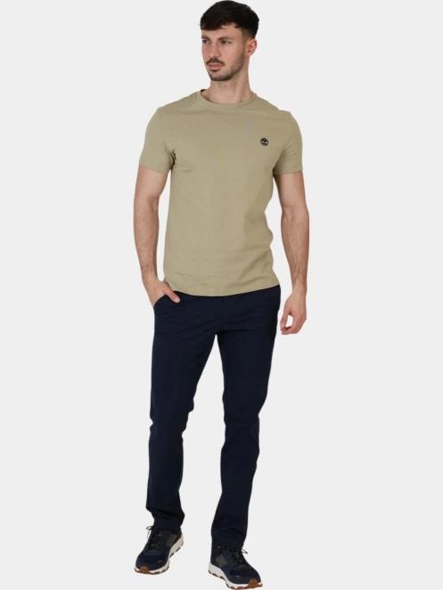 tricou cu maneci scurte pt. barbati Timberland Short Sleeve Tee oliv 6