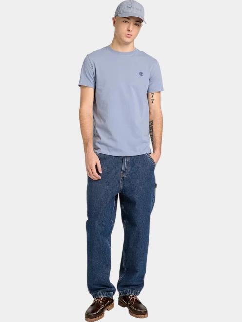 tricou cu maneci scurte pt. barbati Timberland Short Sleeve Tee albastru deschis 4