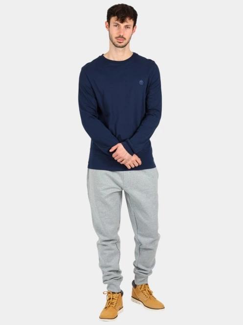 tricou cu maneci lungi pt. barbati Timberland Long Sleeve Tee albastru inchis 5