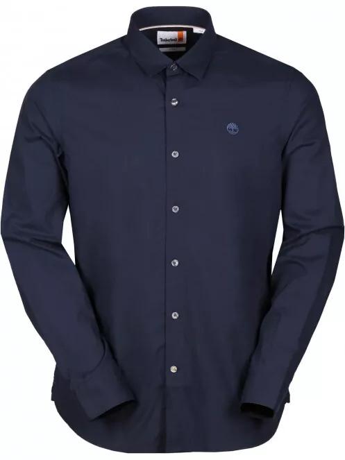camasa cu maneci lungi pt. barbati Timberland LS E-R Pop solid shirt albastru inchis 2