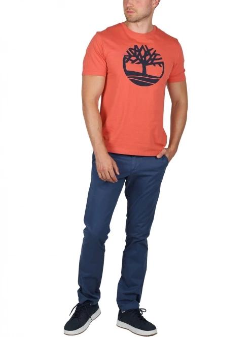 pantaloni chino pt. barbati Timberland Stretch Twill Chino Pant albastru 5
