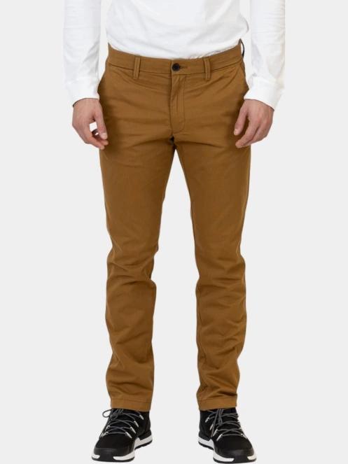 pantaloni chino pt. barbati Timberland Twill Chino Pant maro 2