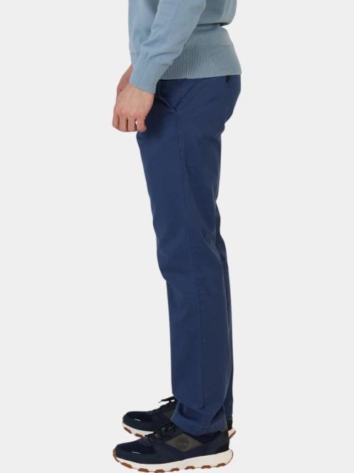 pantaloni chino pt. barbati Timberland Twill Chino Pant (Slim) albastru inchis 3