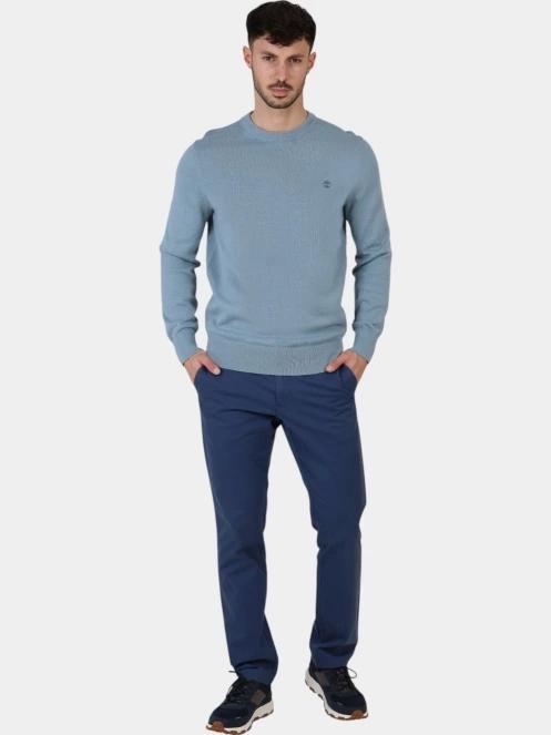 pantaloni chino pt. barbati Timberland Twill Chino Pant (Slim) albastru inchis 6