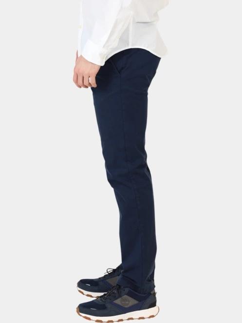 pantaloni chino pt. barbati Timberland Twill Chino Pant (Slim) albastru inchis 3
