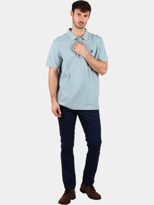 pantaloni chino pt. barbati Timberland Twill Chino Pant (Slim) albastru inchis 5