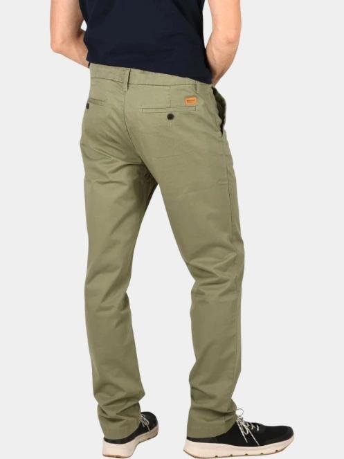 pantaloni chino pt. barbati Timberland Twill Chino Pant (Slim) verde 4