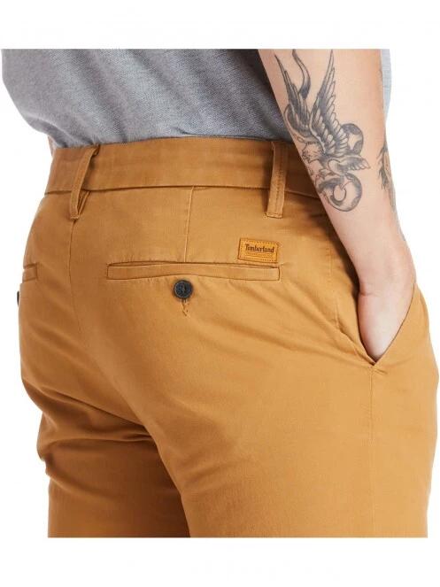 pantaloni chino pt. barbati Timberland Sargent Lake Stretch Chino maro 5