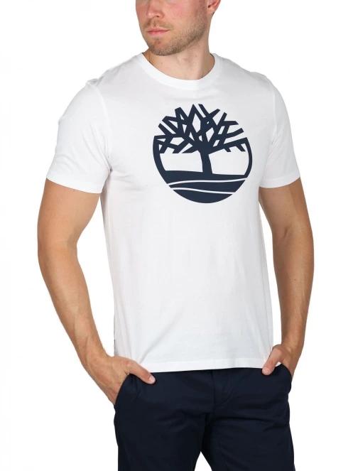 tricou cu maneci scurte pt. barbati Timberland Kennebec River alb 2