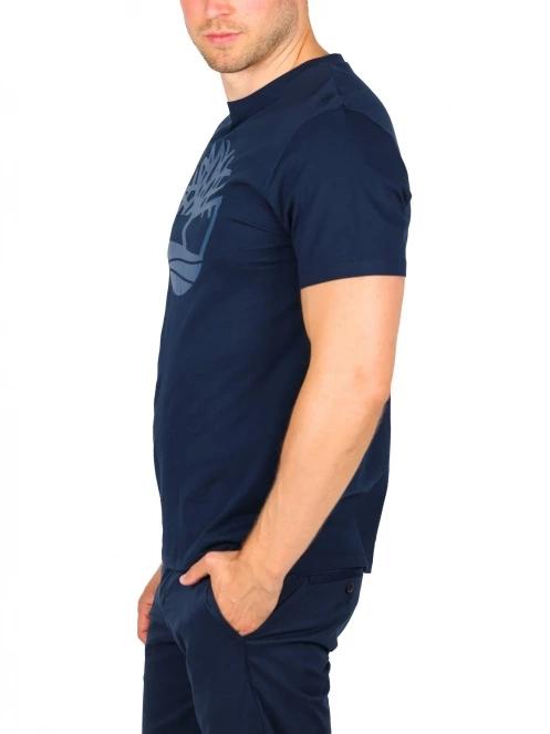 tricou cu maneci scurte pt. barbati Timberland Kennebec River albastru inchis 3
