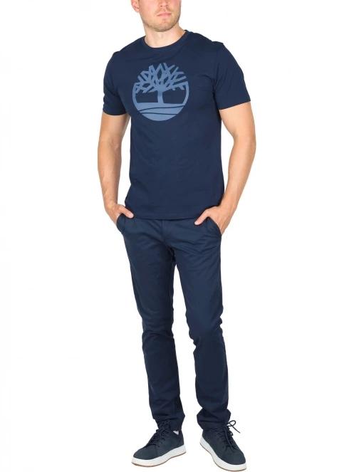 tricou cu maneci scurte pt. barbati Timberland Kennebec River albastru inchis 5