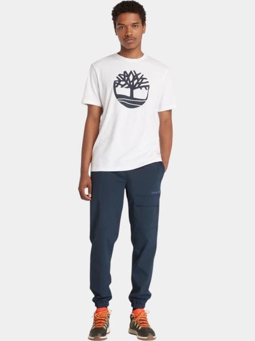 tricou cu maneci scurte pt. barbati Timberland Tree Logo Short Sleeve Tee alb 4