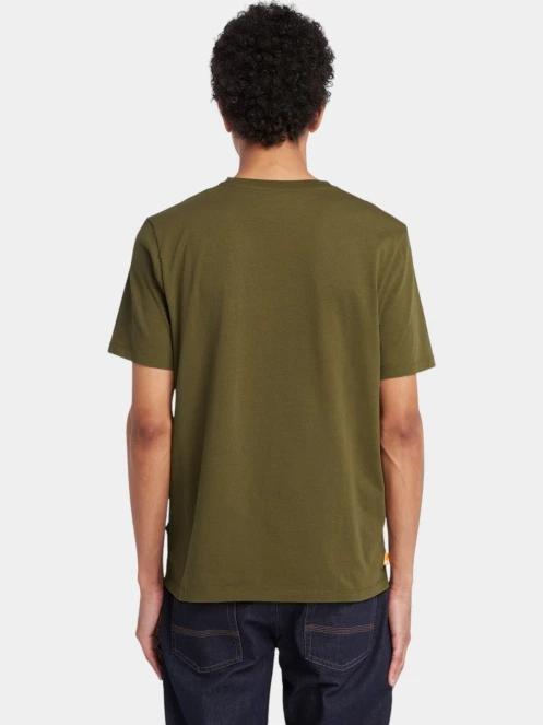 tricou cu maneci scurte pt. barbati Timberland Tree Logo Short Sleeve Tee oliv 3