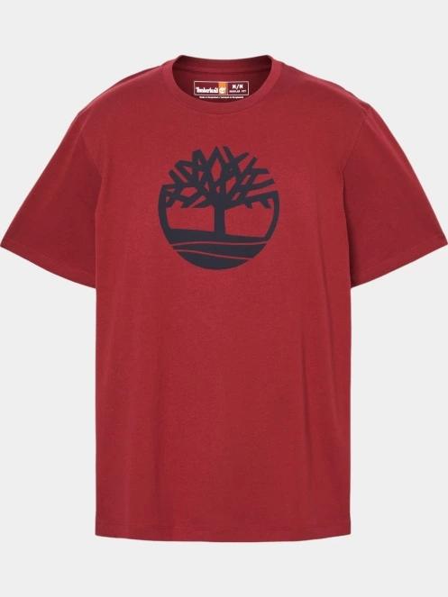 tricou cu maneci scurte pt. barbati Timberland Tree Logo Short Sleeve Tee rosu 6