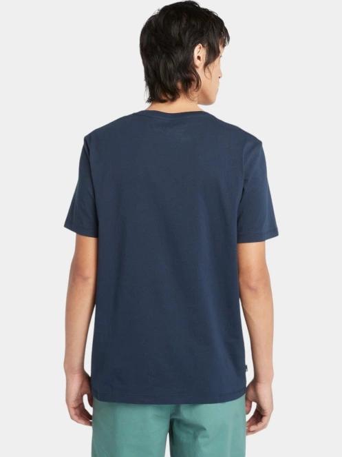 tricou cu maneci scurte pt. barbati Timberland Tree Logo Short Sleeve Tee albastru inchis 3