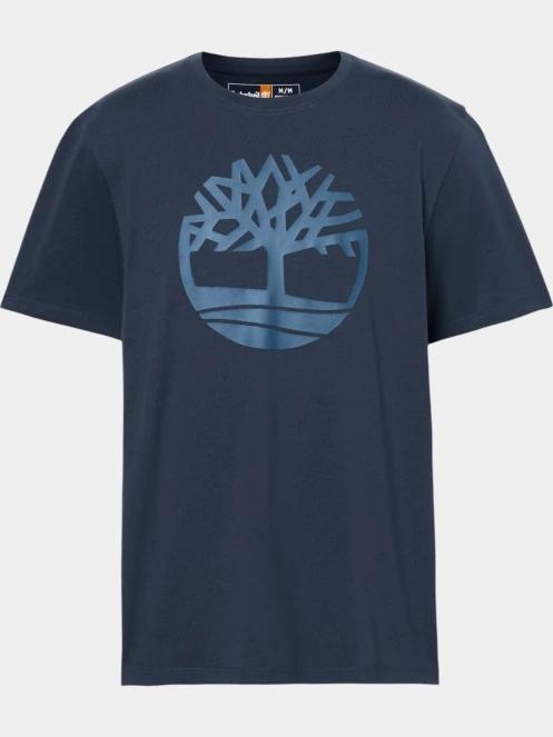 tricou cu maneci scurte pt. barbati Timberland Tree Logo Short Sleeve Tee albastru inchis 6