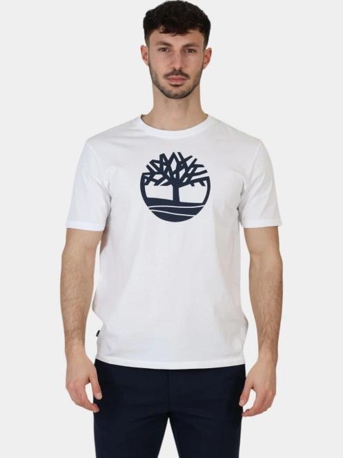 tricou cu maneci scurte pt. barbati Timberland Tree Logo Short Sleeve Tee alb 2