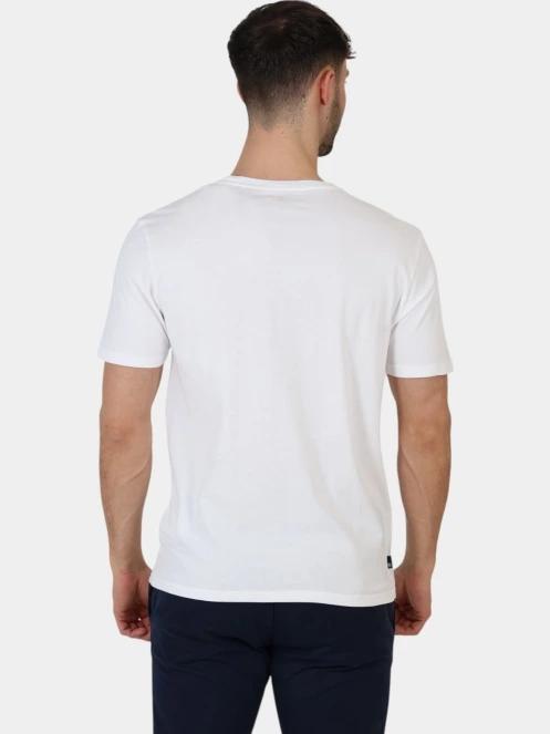 tricou cu maneci scurte pt. barbati Timberland Tree Logo Short Sleeve Tee alb 4