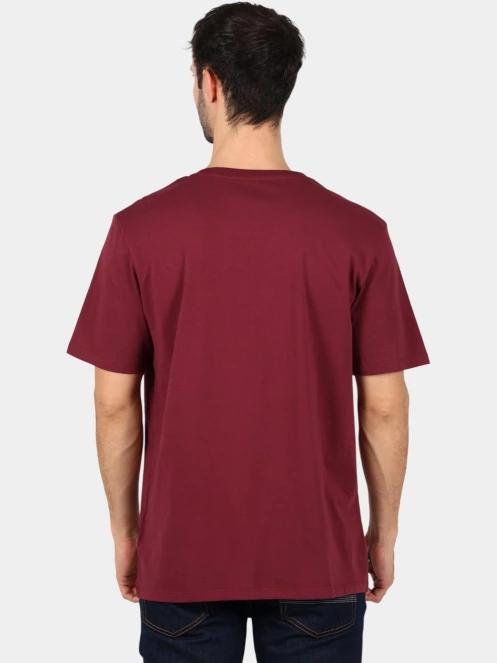 tricou cu maneci scurte pt. barbati Timberland Tree Logo Short Sleeve Tee bordo 4