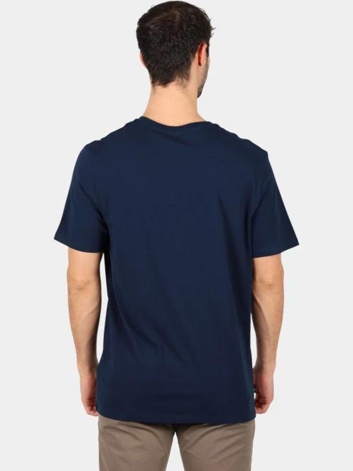 tricou cu maneci scurte pt. barbati Timberland Tree Logo Short Sleeve Tee albastru inchis 4