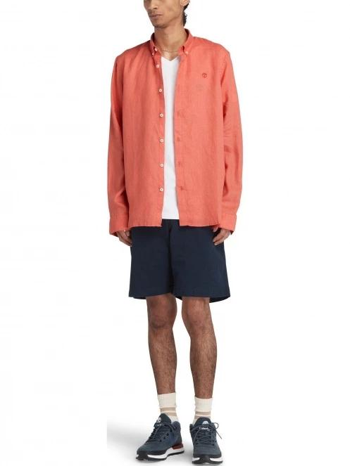 camasa cu maneci lungi pt. barbati Timberland Mill Brook rosu 4