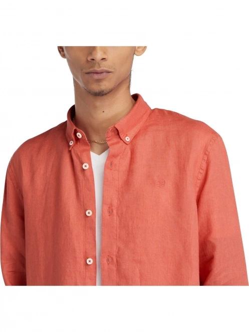 camasa cu maneci lungi pt. barbati Timberland Mill Brook rosu 5