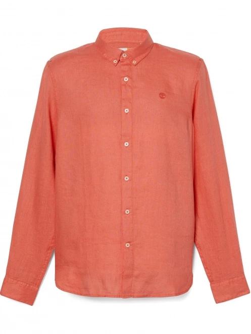 camasa cu maneci lungi pt. barbati Timberland Mill Brook rosu 6