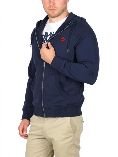 pulover cu gluga pt. barbati Timberland Ls Exeter River Basic albastru inchis 7