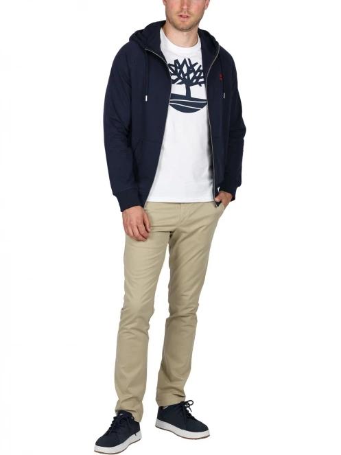 pulover cu gluga pt. barbati Timberland Ls Exeter River Basic albastru inchis 8