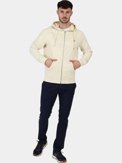 pulover cu gluga pt. barbati Timberland Loopback Full Zip Hoodie nisip 6