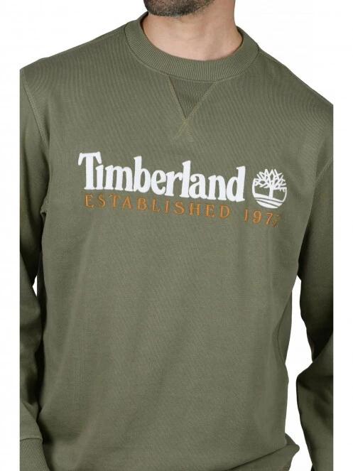 pulover pt. barbati Timberland Est1973 Crew Sweats verde 5